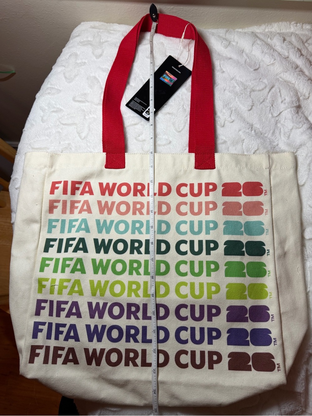 ⚽🌎 NWT Official FIFA World Cup 2026 Canvas Tote Bag ✨ - Picture 7 of 10